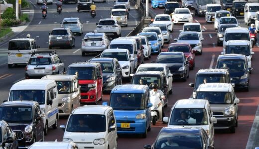 沖縄の渋滞による損失経済は、年間1,455億円  避難渋滞も発生！