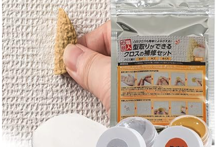 壁の修復　DIY　フローリング修復　電気コテ