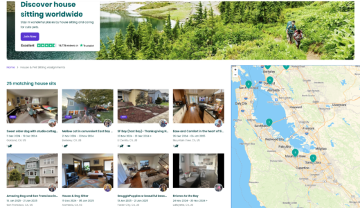 ペットがいて旅行ができない人向けの『トラストハウスシッターズ』年間66.5億円のマッチング手数料ビジネス
