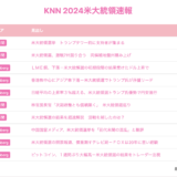 KNN米大統領選速報　ウェブアプリケーション作ったよ