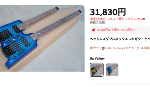 2025年もダブルネックベース物色中