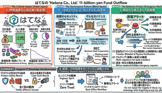 はてな『11億円』流出！BEC詐欺がIT企業を狙う理由と、明日から使えるアナログ防衛術4選