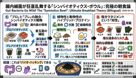 腸内細菌が狂喜乱舞する「シンバイオティクス・ボウル」：究極の朝食論