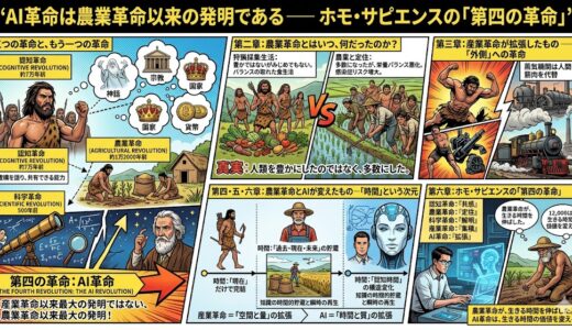 AIは農業革命以来の発明である― ホモ・サピエンスの第四の革命 ―プレゼンメモ