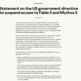 to suspend access to Fable 5 and Mythos 5